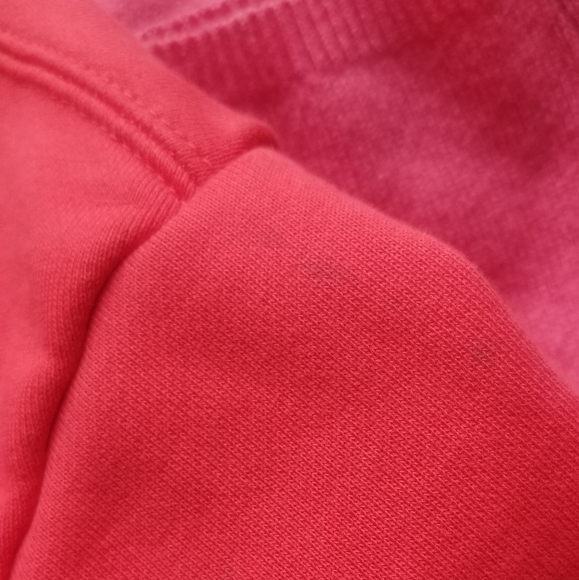 Nike Hoodie. Pink with Orange Accents. Front Ombre Nike Logo. Size Womens Small. - Picture 10 of 10